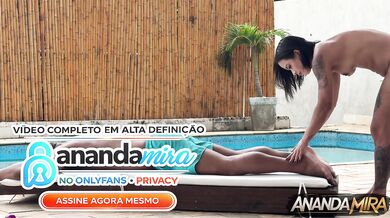 SOL, PISCINA E ANAL: O Moreno Roludo Não Teve Dó Mim | A Massagem Nuru Dessa Vez Foi no meu Cuzinho Ao Ar Livre