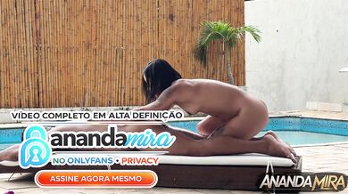 SOL, PISCINA E ANAL: O Moreno Roludo Não Teve Dó Mim | A Massagem Nuru Dessa Vez Foi no meu Cuzinho Ao Ar Livre