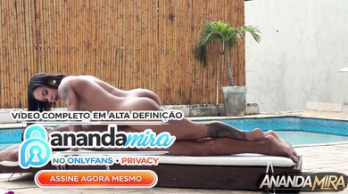 SOL, PISCINA E ANAL: O Moreno Roludo Não Teve Dó Mim | A Massagem Nuru Dessa Vez Foi no meu Cuzinho Ao Ar Livre