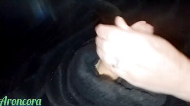 Amateur handjob spills cum inside British style