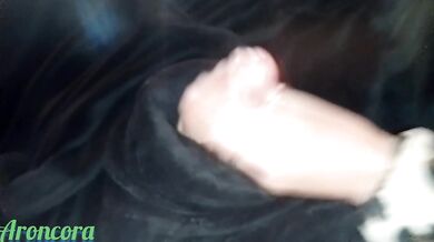 Amateur handjob spills cum inside British style