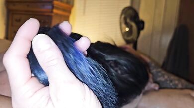 erotic fire burns deep in raw blonde's mouth