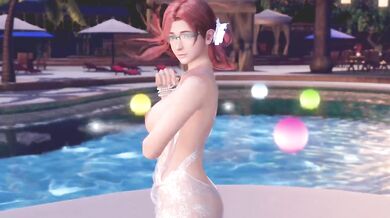 Dead or Alive Xtreme Venus Vacation Sayuri See Through Club Dress Birthday Nude Mod Fanservice Appreciation