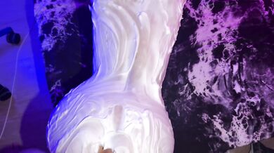 STEP-SISTER HAD A FOAM PARTY AND GOT SPERM ON HER PUSSY