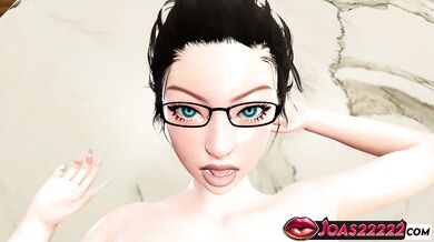 Secretary Uncensored 3D Hentai: Office Anal Doggystyle Moans & POV Cumshot Finish