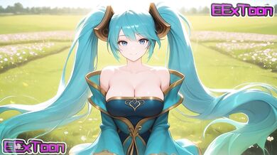 League Of Legends Hentai Anime - Big Tits Sona Blow Job Hentai by eextoon