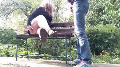 My stepmom's bare legs make me do it