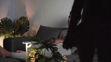 Her step-sister buys his silence with sex