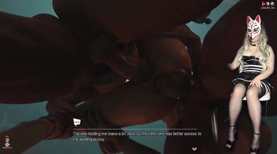 CROFT Adventures (ep 30) - Lara in Ritual Double Penetration