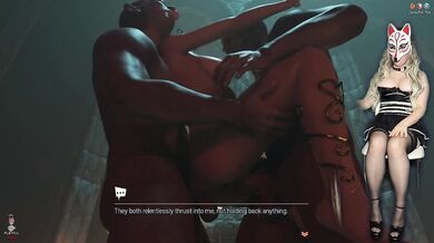 CROFT Adventures (ep 30) - Lara in Ritual Double Penetration