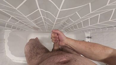 Soapy Shower in the Bathroom Ends with Orgasm