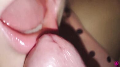Hannah closeup homemade blowjob