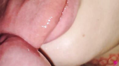 Hannah closeup homemade blowjob