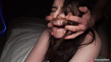 That dirty slut brought out the beast in me! It was the roughest sex she'd ever had │McTraaaher