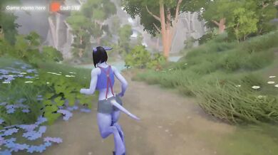 A draenei stepbrother and his friend fucked both of his stepsister's holes at the same time.