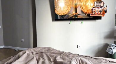 I thought we'd watch Netflix, but ovulation threw a wrench in our plans—sex with a red-haired beauty with a perfect body