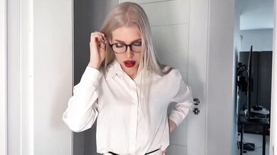 Pussy play with multiple toys, lots of squirts and cum countdown on my leather jeans