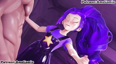 Poppy Playtime Hentai Animation - Big Tits Lily Lovebraids Blow Job Hand Job hentai by amscomic