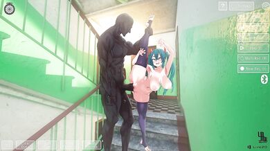 risky sex in a public place | Caught Fucking In Our Public Stairwell...