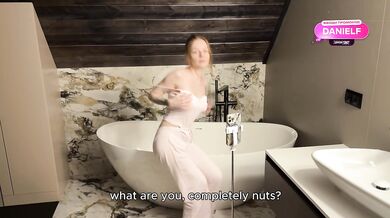 Stepbrother Caught Redhead Stepsister As She Makes Intimate Photos And Fucked Her