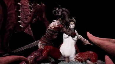 Slutty succubus fucks her way through all hell