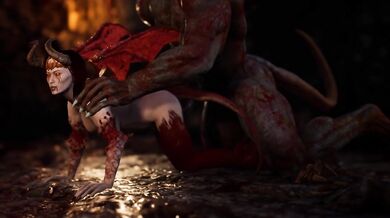 Slutty succubus fucks her way through all hell