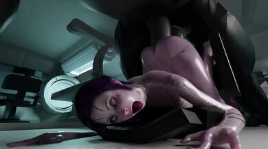 She thought it was robbers, but her old friend's penis burst into her ass.