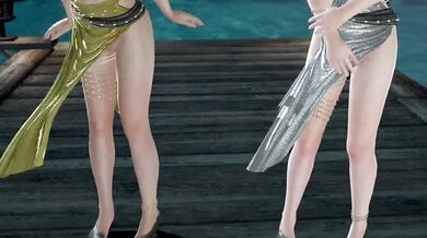 Dead or Alive Xtreme Venus Vacation Shizuku and Patty Soiree Dore Dress Nude Mod Fanservice Appreciation