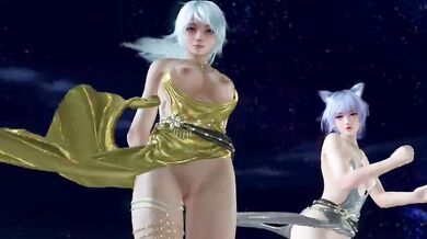 Dead or Alive Xtreme Venus Vacation Shizuku and Patty Soiree Dore Dress Nude Mod Fanservice Appreciation