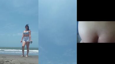 I went to the beach with my best friend's Colombian girlfriend, and she let me have her huge ass. REAL AMATEUR ANAL SEX - HOMEMADE
