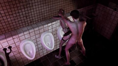 Resident Evil Requiem Leon fucks Grace in toilet