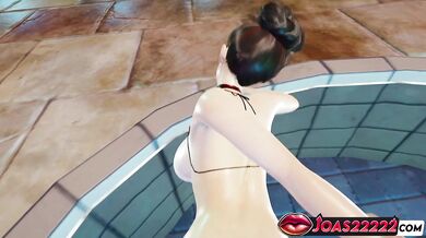 Kojuro Uncensored 3D Animation: Big Tits Pool Anal & Underwater Cumshot Fuck