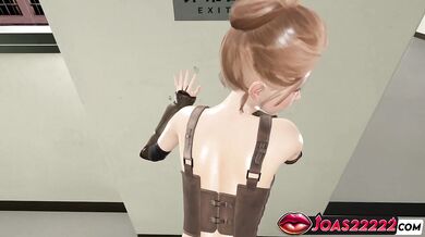 Adernia Uncensored 3D Hentai: Tight Ass Standing Anal & Floor Creampie Missionary
