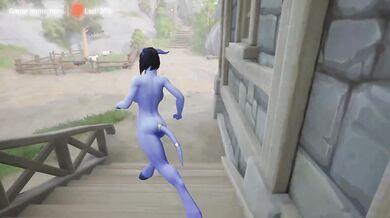 The draenei girl never expected the stranger to have such a huge dick.