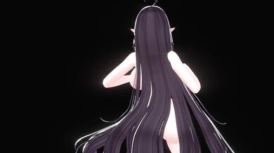 Thicc Elf VTuber Hentai Outfit Change | Blue Moon MMD