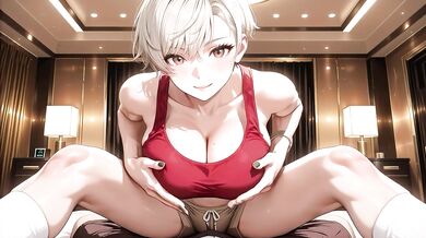 Lewd Silver-Haired Onee-san Drains Every Drop in Luxury Suite Ecstasy