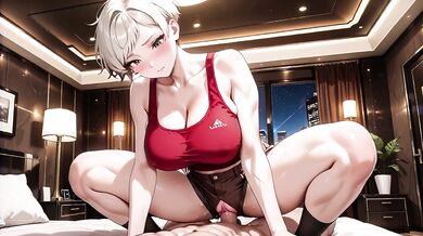 Lewd Silver-Haired Onee-san Drains Every Drop in Luxury Suite Ecstasy