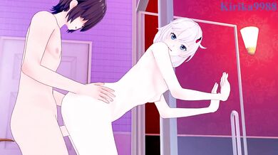 Kallen Kaslana and I have intense sex at a love hotel. - Honkai Impact 3rd Hentai