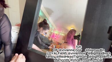 Fucking both roommates with no breaks and no condom