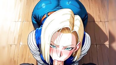 Hentai animation of this bitch getting fucked hard she sucks deep