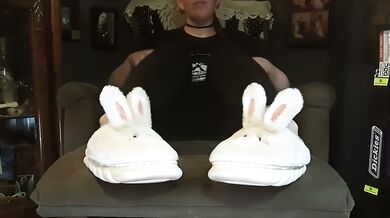 Easter Bunny is Cumming Early This Year! With Those Stinky Sweaty Pink Socks!