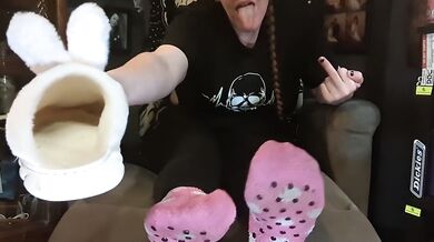 Easter Bunny is Cumming Early This Year! With Those Stinky Sweaty Pink Socks!