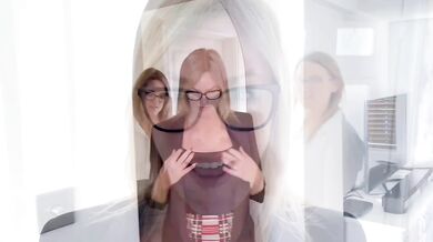 MILFs Maddie and Summer get the house... and his cum. Threesome