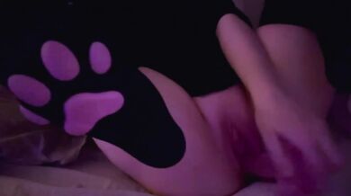 a student relaxes before bed