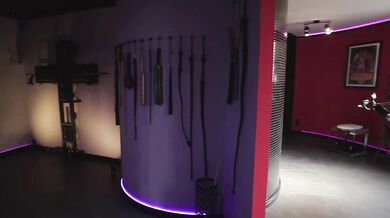 Bound Slave Cums from Electric Shocks