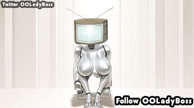 Robot Tv Woman blow job for her boss hentai from Skibidi Toilet Robot by ooladyboss