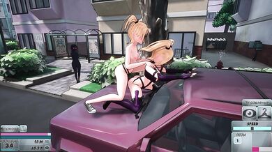 My first experience of public sex on the street in a truck and a car