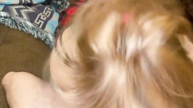 Sloppy blowjob thrills pierced pussy