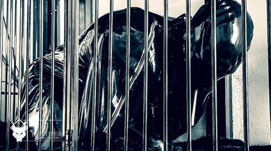 Full Day Enclosure Latex Puppy Play - Part 1