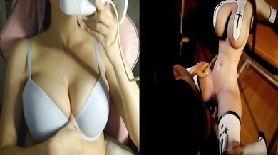 Sexy Nun Gives A Sex Ed Class at Uni- Girl Watching Hentai Movie